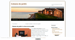 Desktop Screenshot of cabane-de-jardin.com